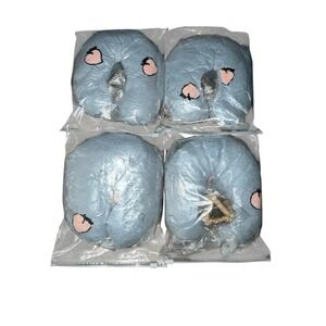 Lot Of 4 Blue Pillows U-Shaped For Cats Kittens Small Dogs Puppies